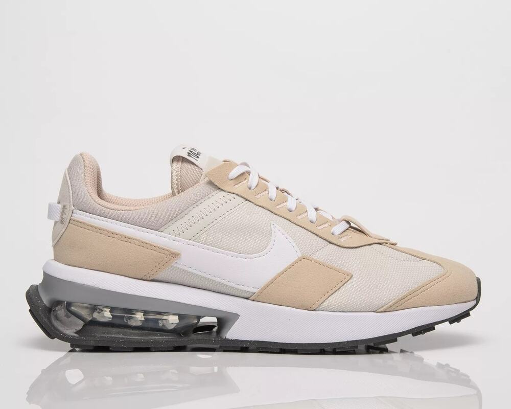 Nike Air Max Pre-Day Sneakers Light Bone Sand White Running Shoes Size 8